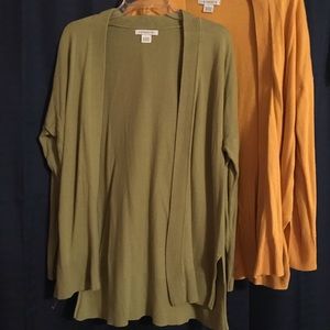 Two LIZ CLAIBORNE Duster Sweaters